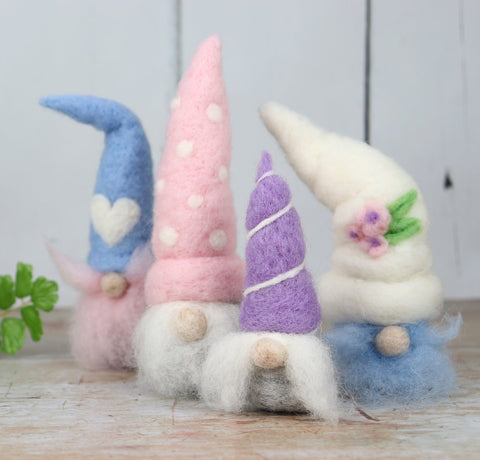 Spring Gnomes Needle Felting - The Crafty Kit Company