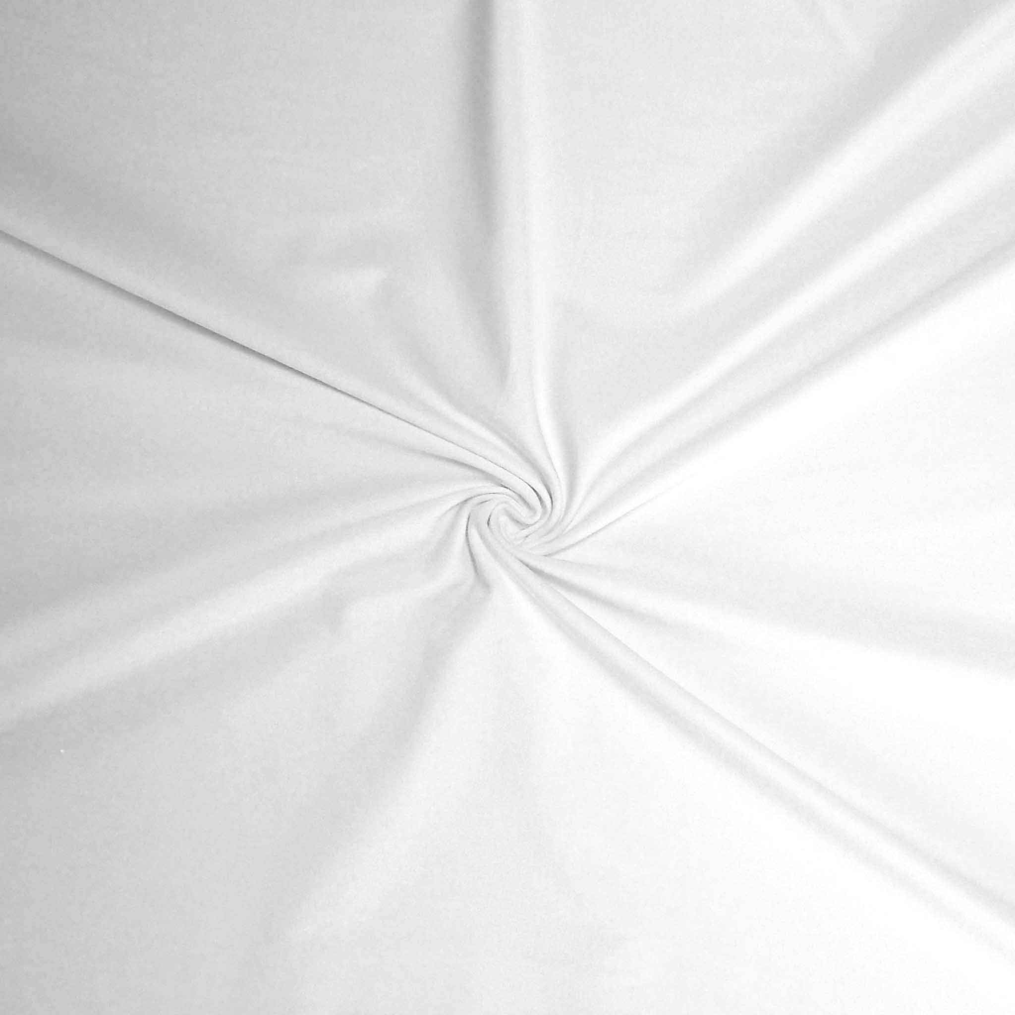 White Organic Cotton Jersey- GOTS Organic - Cotton Knit