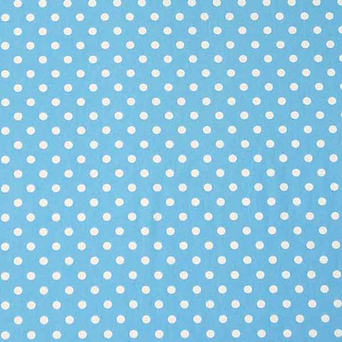 Polka Dot Mid Cornflower Blue - Cotton Fabric