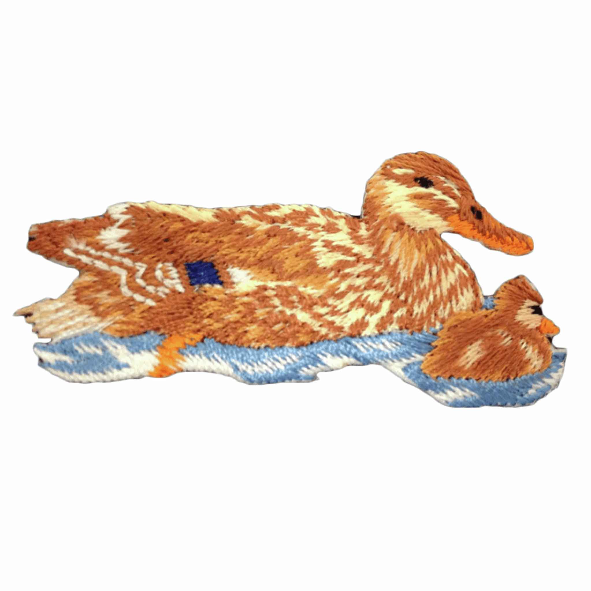 Swimming Ducks Motif Iron or Sew On - S&W M053