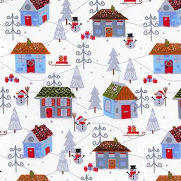 Christmas Winter Wonderland Fabric by Rose & Hubble
