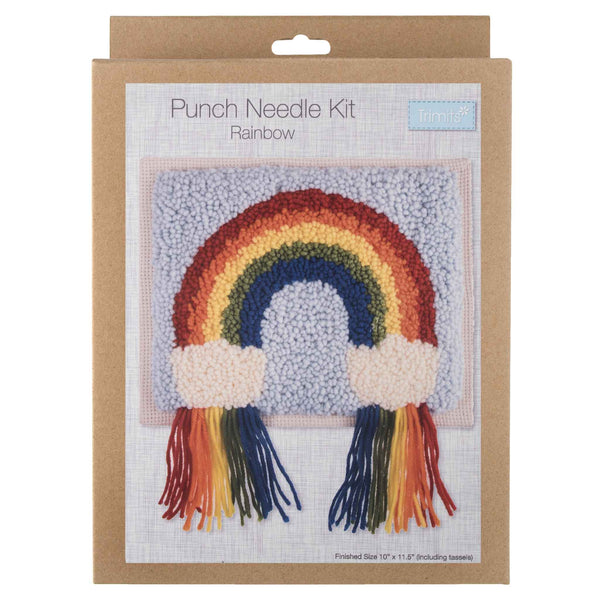 Punch Needle Kit Rainbow Trimits GCK094 - 20 x 25cm