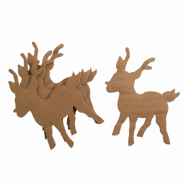 Reindeer Die Cut Craft Embellishment, Pack of 4, Trimits C1722