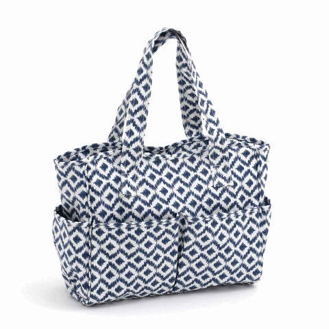 Craft Bag Matt PVC Blue Scribble Diamond - Hobby Gift MRB\270