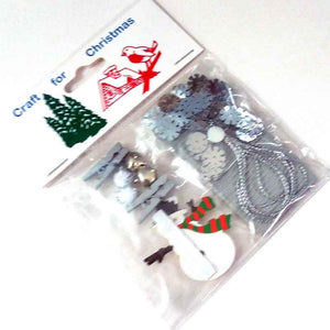 Silver Snowman Card and Gift Wrap Pack