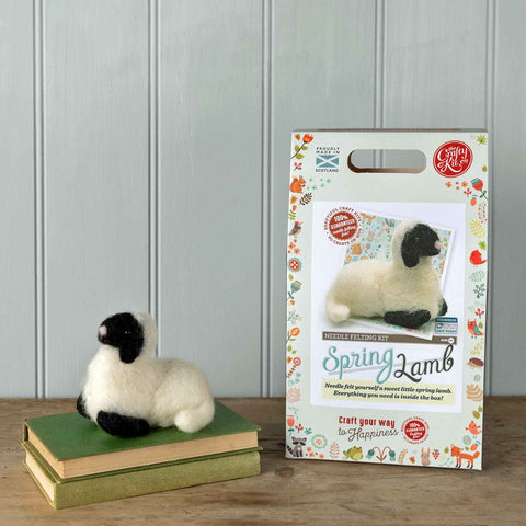 Spring Lamb Needle Felting - The Crafty Kit Company
