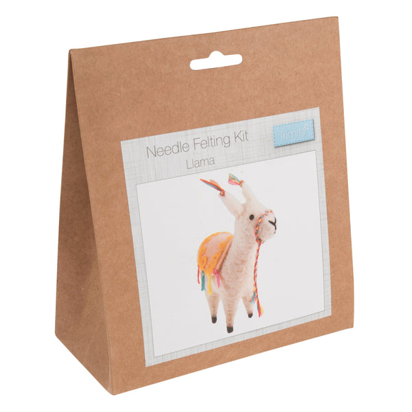 Needle Felting Llama Kit, Make Your Own Llama, TCK005