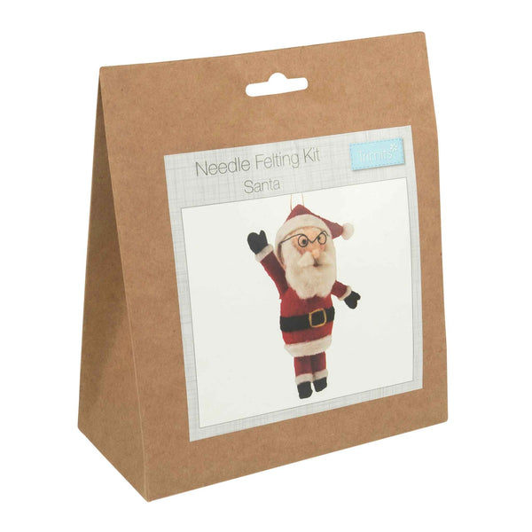 Needle Felting Santa Kit, Make Your Own Father Christmas, TCK020