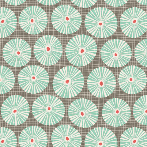 Limpet Shell Grey Fabric - Cotton Beach Collection, Tilda 100328