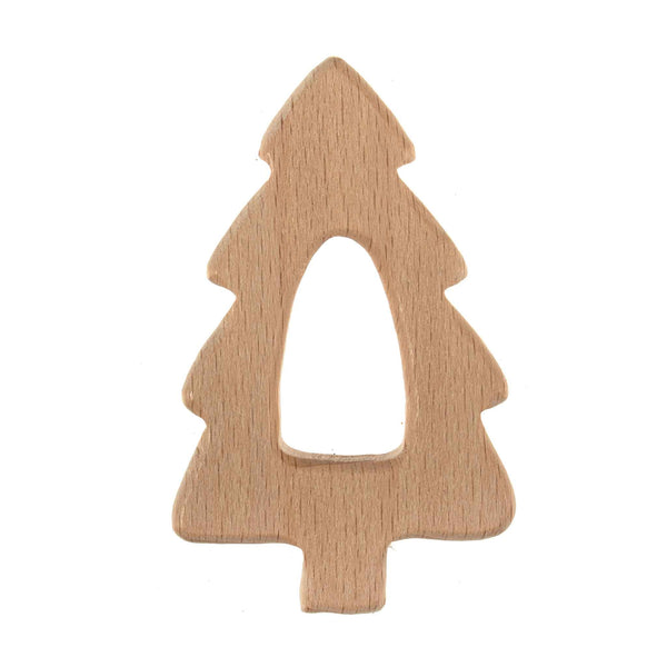 Christmas Craft Shape - Wooden Xmas Tree - Pack of 2