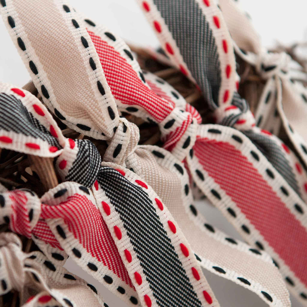 15mm Vintage Stitch Ribbon - Beige - Berisfords - 4 Metre Reel – Fabric ...