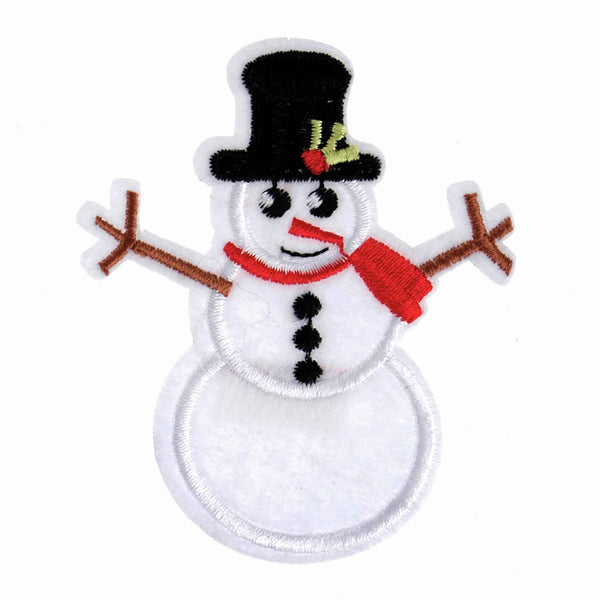 Christmas Snowman Craft Motif Iron & Sew On - Trimits XMOT1