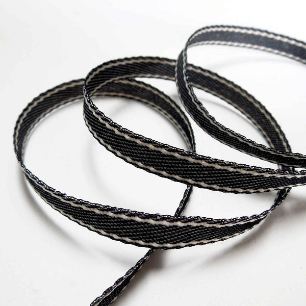 Black Denim Style Ribbon Berisfords 7mm - 15mm