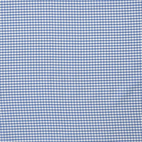Gingham Royal Blue Cotton Fabric - 3mm Check
