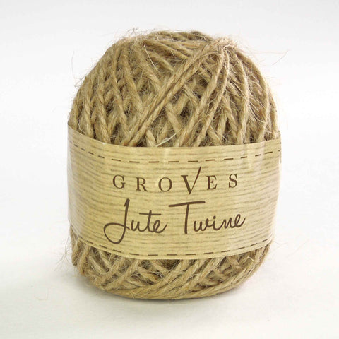 2mm Jute Twine Cord Natural Groves - 27 metres