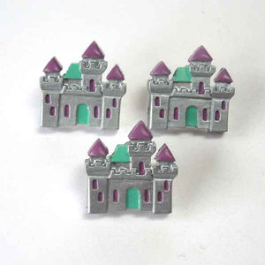 20mm Fairytale Castle Buttons - Pack of 3