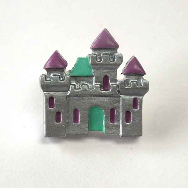 20mm Fairytale Castle Buttons - Pack of 3