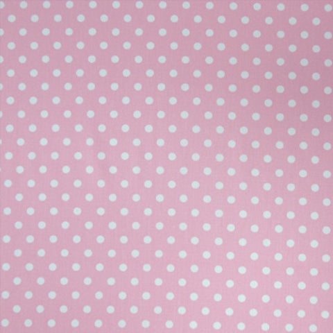 Polka Dot Baby Pink - Cotton Fabric