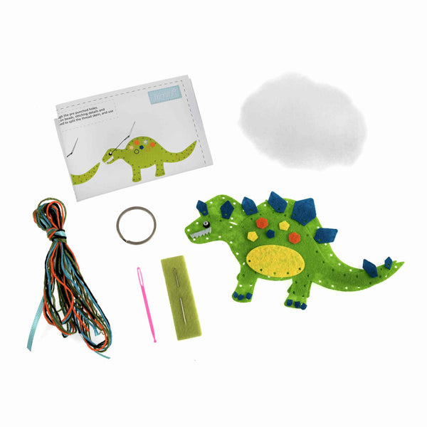 Felt Dinosaur Kit, Make Your Own Dinosaur, GCK082