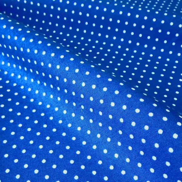 Small Polka Dot Royal Blue - Cotton Fabric