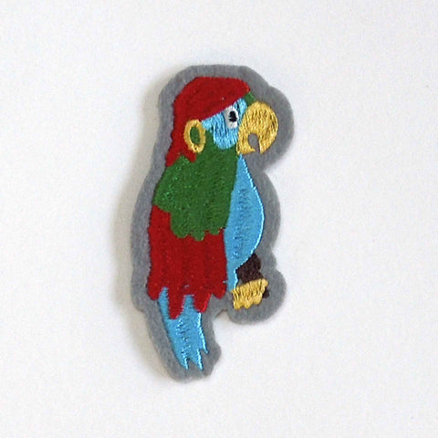 Parrot Motif Iron or Sew On - Trimits