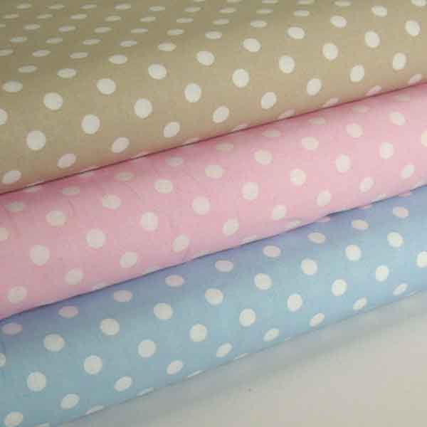 Polka Dot Beige - Cotton Fabric
