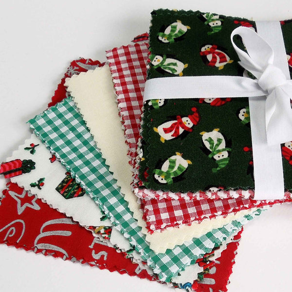 Christmas Penguin Patchwork Pack - 5 x 5inches