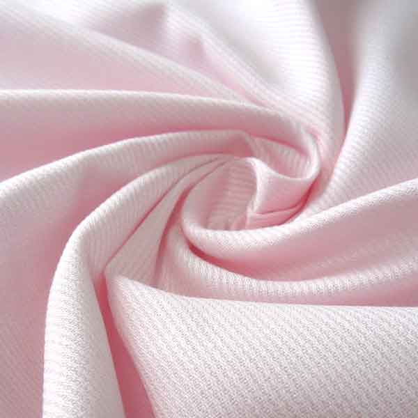 Pale Cotton Fabric, Plain Pink Pique Fabric for Sewing and Crafts