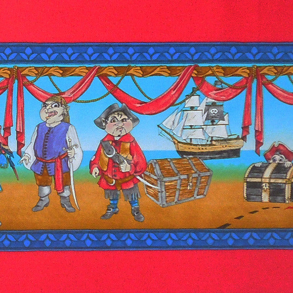 Pirates Ashore Cotton Fabric - Timeless Treasures