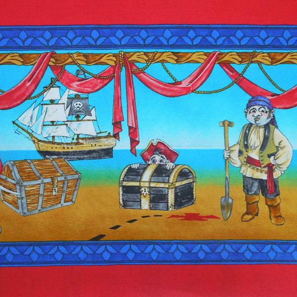 Pirates Ashore Cotton Fabric - Timeless Treasures