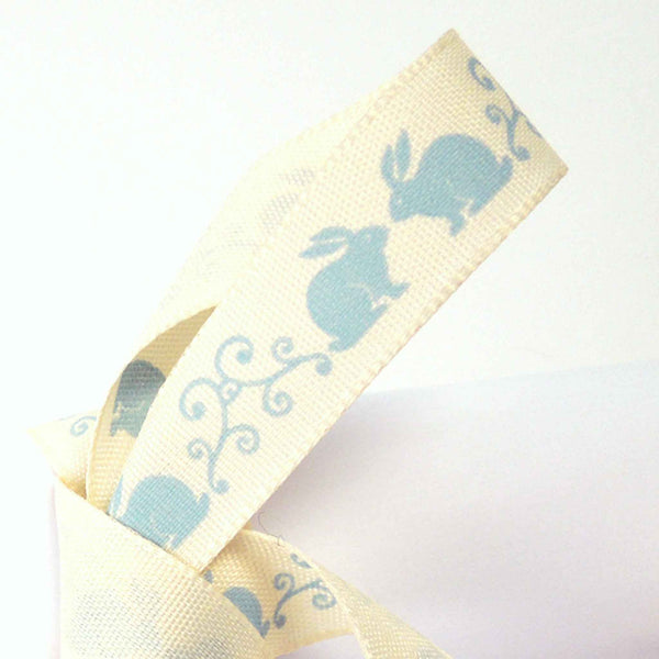 15mm Little Rabbit Ribbon Baby Blue - Berisfords