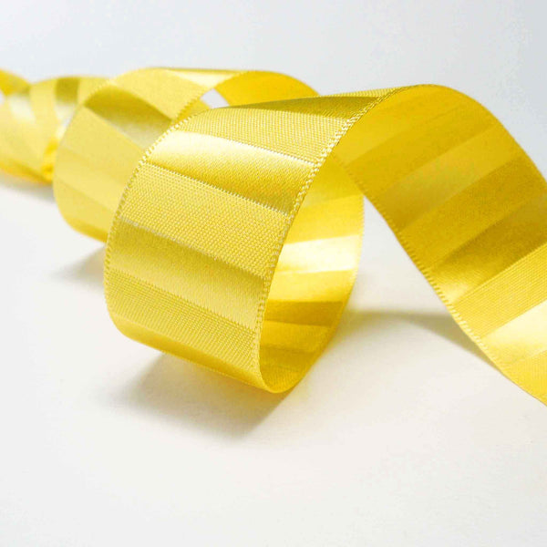Tiger Stripe Ribbon Yellow Berisfords 15mm - 25mm