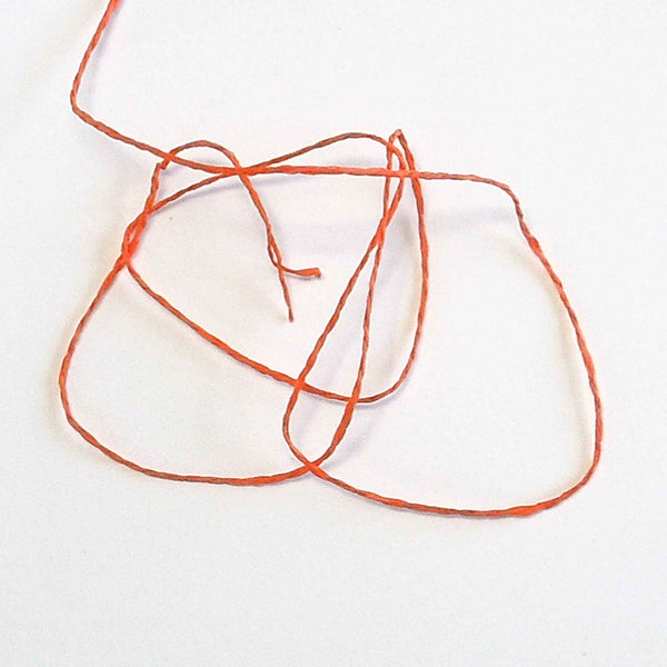 Craft Raffia Paper Twine Orange - 12 Metres