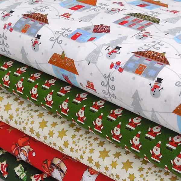 Christmas Winter Wonderland Fabric by Rose & Hubble