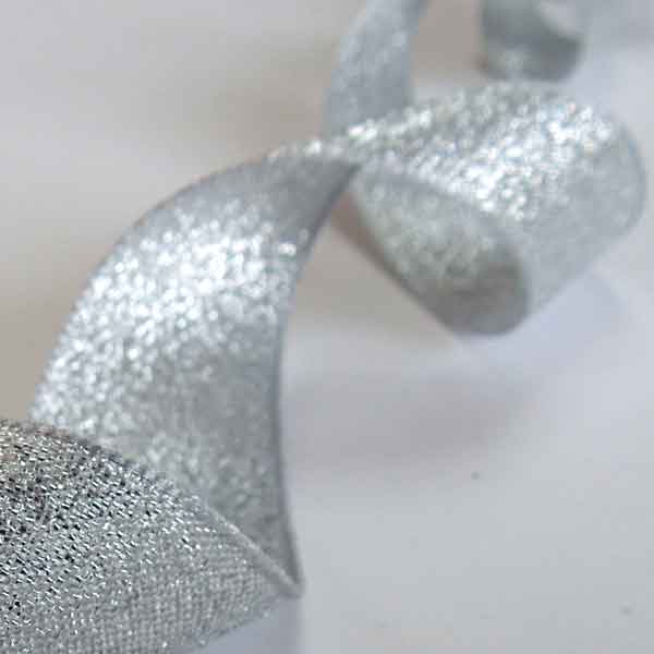 Lame Metallic Ribbon Silver Berisfords 3mm 7mm - 25mm